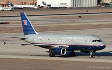 Airbus A319-131 | N823UA | United Airlines | PHOENIX SKY HARBOUR INTL (KPHX/PHX) 15.10.2011