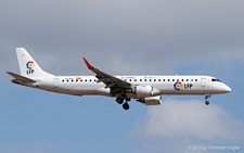 Embraer ERJ-195LR | EC-KRJ | Air Europa  |  LFP - Liga PPVA sticker | PALMA DE MALLORCA (LEPA/PMI) 15.07.2011