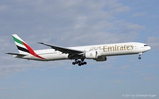 Boeing 777-31HER | A6-EBU | Emirates Airline | Z&UUML;RICH (LSZH/ZRH) 08.01.2011