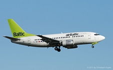 Boeing 737-53S | YL-BBE | Air Baltic | Z&UUML;RICH (LSZH/ZRH) 25.12.2011