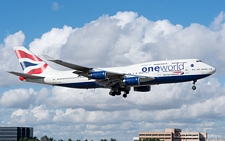 Boeing 747-436 | G-CIVL | British Airways  |  Oneworld sticker | MIAMI INTL (KMIA/MIA) 07.12.2012