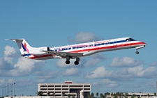 Embraer ERJ-145LR | N696AE | American Eagle Airlines  |  Pink ribbon sticker | MIAMI INTL (KMIA/MIA) 07.12.2012