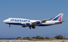 Boeing 747-446 | EI-XLG | Transaero Airlines | RHODOS - DIAGORAS (LGRP/RHO) 09.09.2012