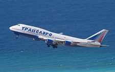 Boeing 747-446 | EI-XLG | Transaero Airlines | RHODOS - DIAGORAS (LGRP/RHO) 09.09.2012