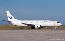 Boeing 737-48E | SX-TZE | Bluebird Airways | RHODOS - DIAGORAS (LGRP/RHO) 12.09.2012