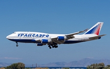 Boeing 747-446 | EI-XLG | Transaero Airlines | RHODOS - DIAGORAS (LGRP/RHO) 13.09.2012