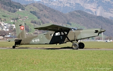 Pilatus PC-6/B2-H2M-1 | V-612 | Swiss Air Force | BUOCHS (LSZC/BXO) 16.03.2012