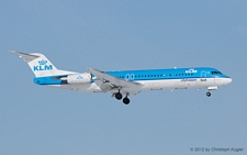 Fokker 100 | PH-OFN | KLM Cityhopper | Z&UUML;RICH (LSZH/ZRH) 04.02.2012