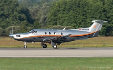 Pilatus PC-12/47E | HB-FVW | private (AMAC Aerospace) | Z&UUML;RICH (LSZH/ZRH) 01.08.2012