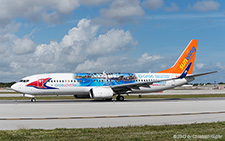 Boeing 737-8Q8 | C-FTAH | Sunwing Airlines  |  Oasis Hotel & Resort @ Cancun stickers | FORT LAUDERDALE-HOLLYWOOD (KFLL/FLL) 11.12.2013
