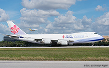 Boeing 747-409F | B-18707 | China Airlines | MIAMI INTL (KMIA/MIA) 04.12.2013