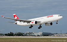 Airbus A330-343X | HB-JHI | Swiss International Air Lines | MIAMI INTL (KMIA/MIA) 04.12.2013