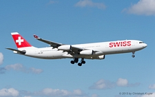 Airbus A340-313X | HB-JMK | Swiss International Air Lines | Z&UUML;RICH (LSZH/ZRH) 13.04.2013