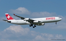 Airbus A340-313X | HB-JMK | Swiss International Air Lines | Z&UUML;RICH (LSZH/ZRH) 05.05.2013