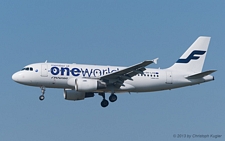 Airbus A319-112 | OH-LVD | Finnair  |  Oneworld sticker | Z&UUML;RICH (LSZH/ZRH) 27.07.2013