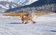 Piper PA-18-150 Super Cub | HB-ORM | private | SAMEDAN (LSZS/SMV) 30.12.2013