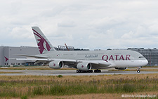 Airbus A380-861 | F-WWAJ | Airbus (Qatar Airways) | HAMBURG FINKENWERDER (EDHI/XFW) 24.06.2014