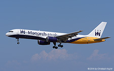 Boeing 757-2T7 | G-DAJB | Monarch Airlines | RHODOS - DIAGORAS (LGRP/RHO) 10.09.2014