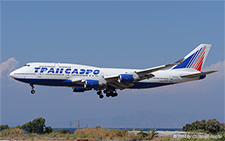 Boeing 747-446 | EI-XLH | Transaero Airlines | RHODOS - DIAGORAS (LGRP/RHO) 11.09.2014