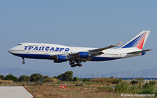 Boeing 747-446 | EI-XLE | Transaero Airlines | RHODOS - DIAGORAS (LGRP/RHO) 13.09.2014