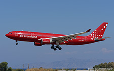 Airbus A330-223 | OY-GRN | Air Greenland | RHODOS - DIAGORAS (LGRP/RHO) 14.09.2014