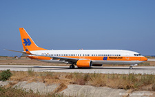 Boeing 737-8K5 | D-ATUF | TUIfly  |  Hapag-Lloyd Retro c/s | RHODOS - DIAGORAS (LGRP/RHO) 16.09.2014