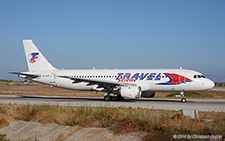 Airbus A320-211 | YL-LCE | Travel Service Airlines | RHODOS - DIAGORAS (LGRP/RHO) 18.09.2014