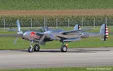 Lockheed P-38 Lightning | N25Y | Flying Bulls | PAYERNE (LSMP/---) 28.08.2014