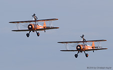 Boeing N2S Stearman | - | Breitling Wingwalkers | PAYERNE (LSMP/---) 29.08.2014