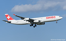 Airbus A340-313X | HB-JMJ | Swiss International Air Lines | Z&UUML;RICH (LSZH/ZRH) 16.03.2014
