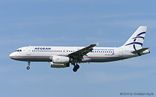 Airbus A320-232 | SX-DVJ | Aegean Airlines | Z&UUML;RICH (LSZH/ZRH) 19.07.2014