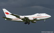 Boeing 747SP-ZK | A9C-HAK | Bahrain Amiri Flight | Z&UUML;RICH (LSZH/ZRH) 21.09.2014