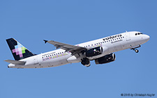 Airbus A320-233 | XA-VON | Volaris  |  with Alux Nahual sticker | LAS VEGAS MCCARRAN (KLAS/LAS) 18.09.2015