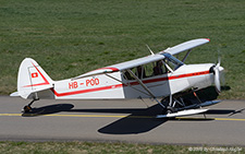 Piper PA-18-150 Super Cub | HB-POD | private | SION (LSGS/SIR) 08.04.2015