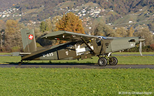 Pilatus PC-6/B2-H2M | V-635 | Swiss Air Force | LOCARNO MAGADINO (LSMO/---) 04.11.2015