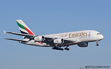 Airbus A380-861 | A6-EOO | Emirates Airline | Z&UUML;RICH (LSZH/ZRH) 27.12.2015