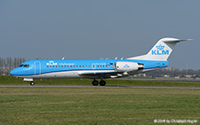 Fokker 70 | PH-KZM | KLM Cityhopper | AMSTERDAM-SCHIPHOL (EHAM/AMS) 10.04.2016