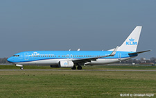 Boeing 737-8K2 | PH-BXZ | KLM Royal Dutch Airlines | AMSTERDAM-SCHIPHOL (EHAM/AMS) 10.04.2016