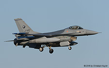 General Dynamics F-16AM | J-142 | Royal Netherlands Air Force | LEEUWARDEN (EHLW/LWR) 11.04.2016