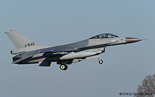 General Dynamics F-16AM | J-646 | Royal Netherlands Air Force | LEEUWARDEN (EHLW/LWR) 11.04.2016