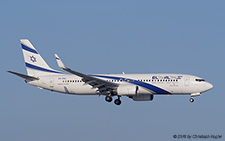 Boeing 737-85P | 4X-EKL | El Al Israel Airlines | Z&UUML;RICH (LSZH/ZRH) 22.01.2016
