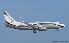 Boeing 737-74Q BBJ | N737CC | untitled (Mid East Jet) | Z&UUML;RICH (LSZH/ZRH) 22.01.2016