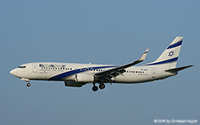 Boeing 737-8HX | 4X-EKF | El Al Israel Airlines | Z&UUML;RICH (LSZH/ZRH) 31.08.2016