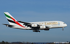 Airbus A380-861 | A6-EOJ | Emirates Airline | Z&UUML;RICH (LSZH/ZRH) 28.12.2016