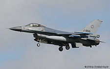 General Dynamics F-16AM | J-866 | Royal Netherlands Air Force | LEEUWARDEN (EHLW/LWR) 16.04.2018