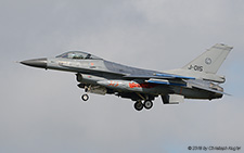 General Dynamics F-16AM | J-015 | Royal Netherlands Air Force | LEEUWARDEN (EHLW/LWR) 16.04.2018