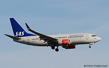 Boeing 737-76N | SE-REZ | SAS Scandinavian Airlines System | Z&UUML;RICH (LSZH/ZRH) 24.01.2018
