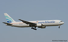 Boeing 767-36NER | CS-TKR | EuroAtlantic Airways  |  Flying for TAP - Air Portugal | Z&UUML;RICH (LSZH/ZRH) 08.04.2018