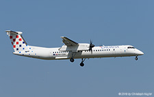 Bombardier DHC-8-402 | 9A-CQA | Croatia Airlines  |  revised livery | Z&UUML;RICH (LSZH/ZRH) 19.04.2019