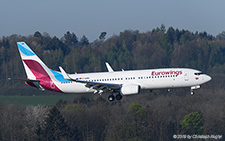 Boeing 737-86J | D-ABMV | Eurowings | Z&UUML;RICH (LSZH/ZRH) 20.04.2019